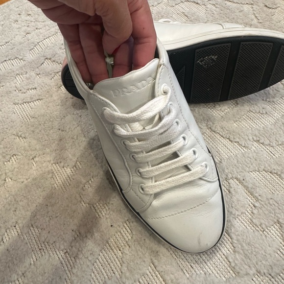 Prada leather sneakers - Picture 6 of 6